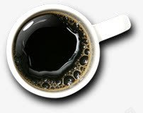 黑色咖啡咖啡杯淘宝促销素材