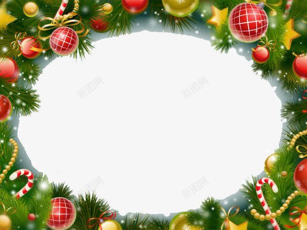 创意圣诞树边框png免抠素材_新图网 https://ixintu.com 创意 圣诞树 圣诞节 边框