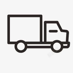 cargo货物搬运工卡车拾取运输运输卡车图标高清图片