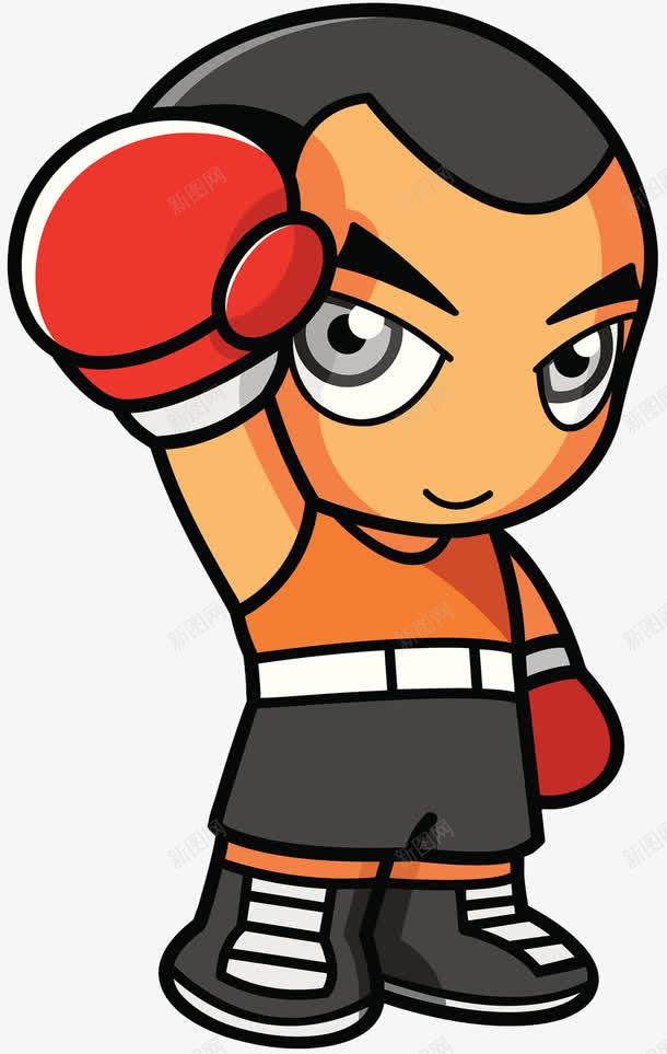 职业拳击运动员png免抠素材_新图网 https://ixintu.com 拳击手套 插画 泰拳 职业运动员