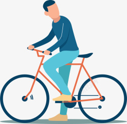 骑单车运动运动健身骑车的人矢量图高清图片