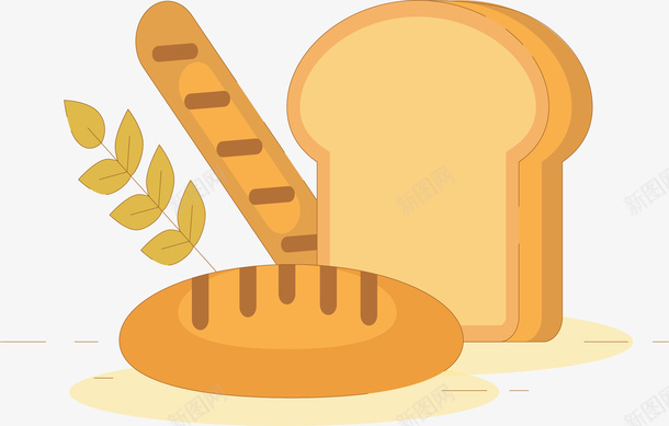 健康营养全麦面包矢量图ai免抠素材_新图网 https://ixintu.com 健康 健康面包 全麦面包 矢量png 营养早餐 面包 矢量图
