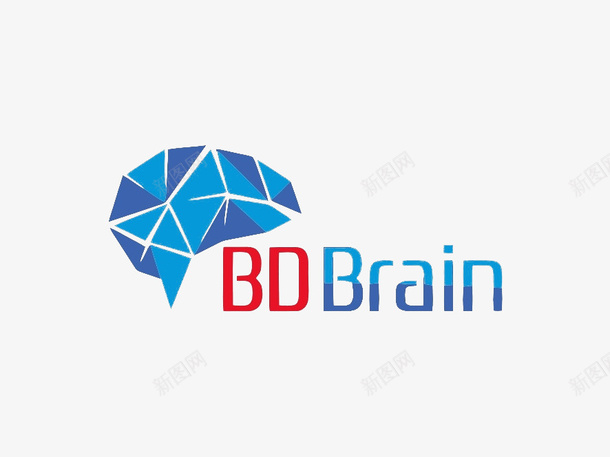 创意大脑png免抠素材_新图网 https://ixintu.com BD Brai Brain 创意大脑 立体感 英文字母 装饰