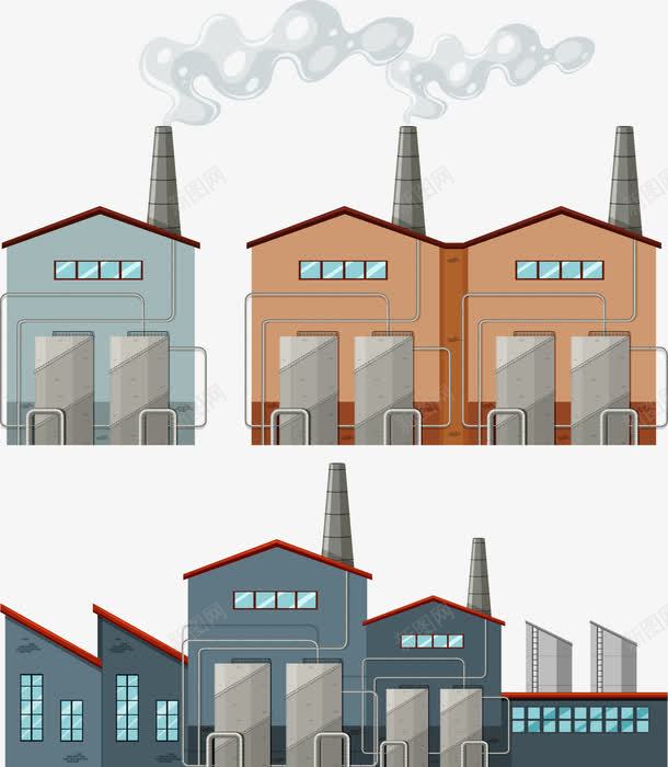 污染环境的工厂png免抠素材_新图网 https://ixintu.com 共产排污 工厂 污染环境 矢量素材