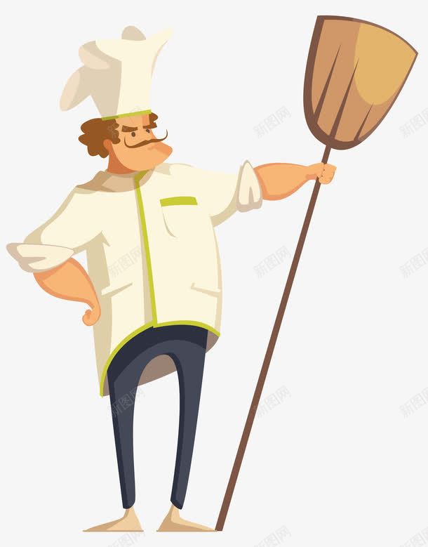 卡通后厨掌勺的厨师png免抠素材_新图网 https://ixintu.com 卡通厨师 卡通厨师png