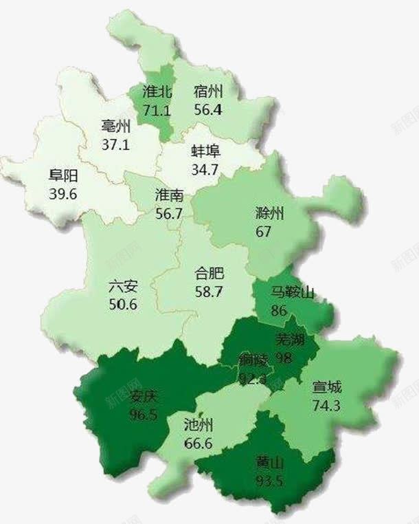 绿色立体安徽地图png免抠素材_新图网 https://ixintu.com 安徽地图 立体 绿色