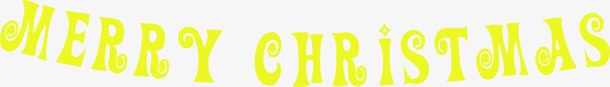 黄色的文字效果圣诞节快乐png免抠素材_新图网 https://ixintu.com 圣诞节 快乐 效果 文字 黄色