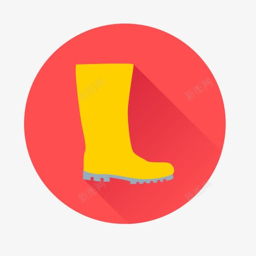 防水鞋子图标png_新图网 https://ixintu.com 卡通 图形 图标 防水鞋子