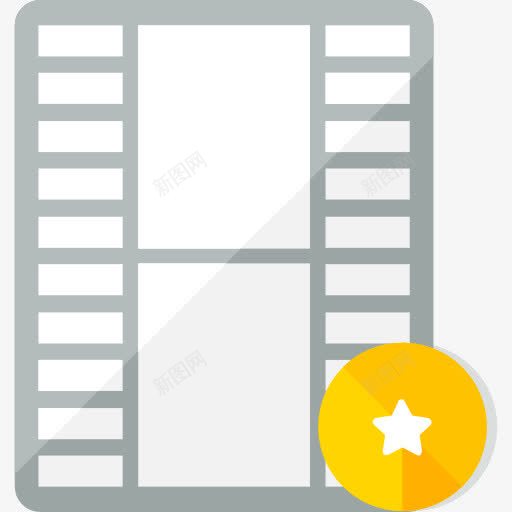视频文件图标png_新图网 https://ixintu.com 文件 文件和文件夹 文档 档案格式的视频文件