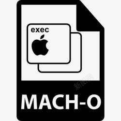 MachO文件马赫O文件格式图标高清图片