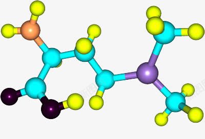 分子结构png免抠素材_新图网 https://ixintu.com 化学 知识 黄色