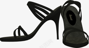 黑色高跟鞋png免抠素材_新图网 https://ixintu.com 女士高跟鞋 漂亮高跟鞋 高跟鞋