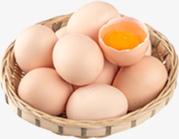 鸡蛋png免抠素材_新图网 https://ixintu.com 健康 篮子 篮子里的鸡蛋 草鸡蛋