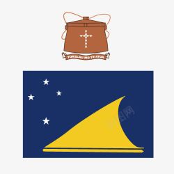 托克托克劳群岛国徽图标高清图片