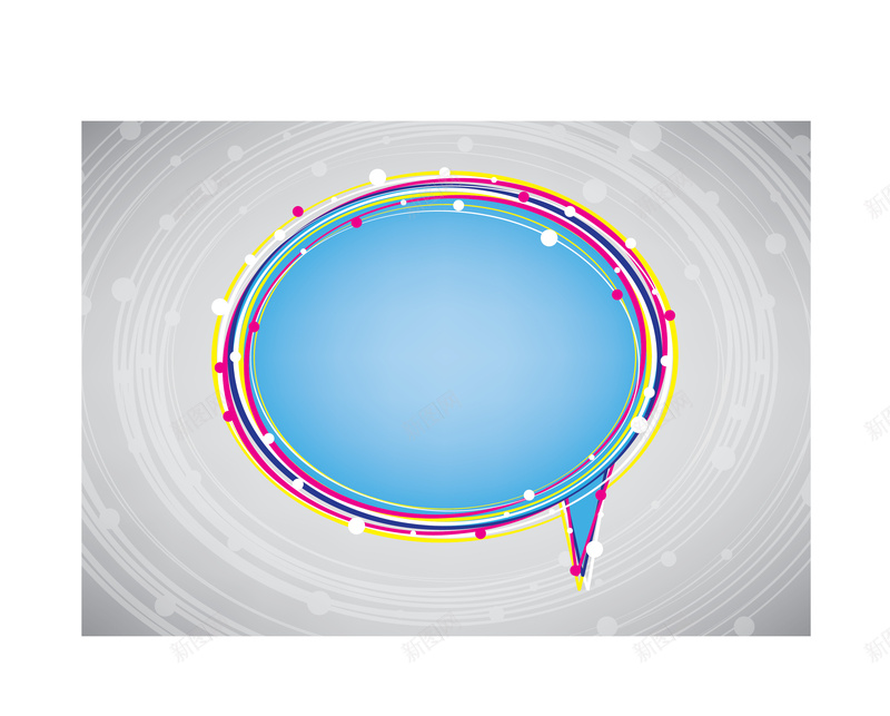 演讲清新对话框矢量背景ai设计背景_新图网 https://ixintu.com 圆形 对话框 旋涡 清新 演讲 矢量 矢量图 背景素材