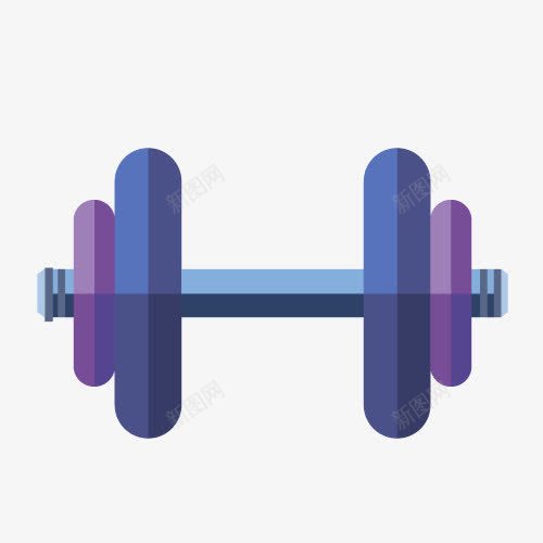 运动杠铃png免抠素材_新图网 https://ixintu.com 健身 器材 瘦身 紫色 运动