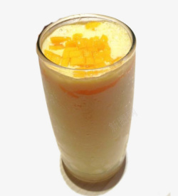 黄色双皮奶一杯好喝的芒果双皮奶高清图片