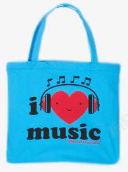 时尚购物袋png免抠素材_新图网 https://ixintu.com 布袋 购物袋 音乐