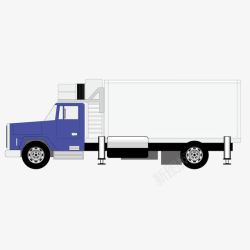 卡车头卡通大头箱式货车卡车高清图片