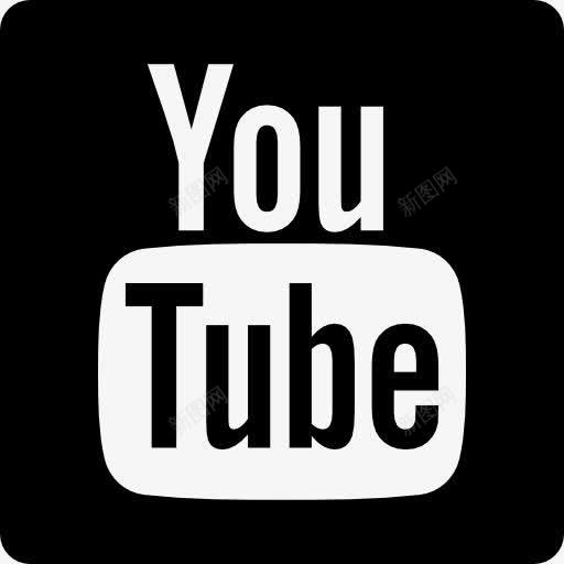 YouTube的标识图标png_新图网 https://ixintu.com 标准字的YouTube 标志 标识 社会正常 社会符号 符号