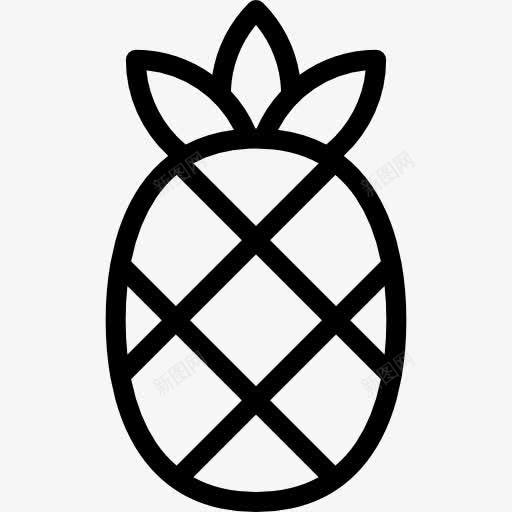 大菠萝图标png_新图网 https://ixintu.com 健康食品 有机 水果 素食 维生素 食品 饮食