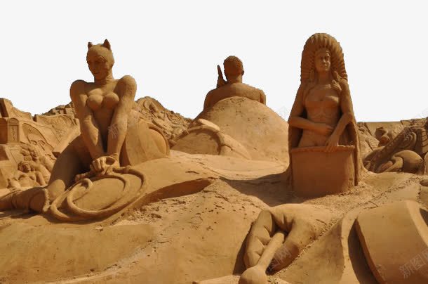 创意沙雕公园png免抠素材_新图网 https://ixintu.com 创意 沙雕 神像
