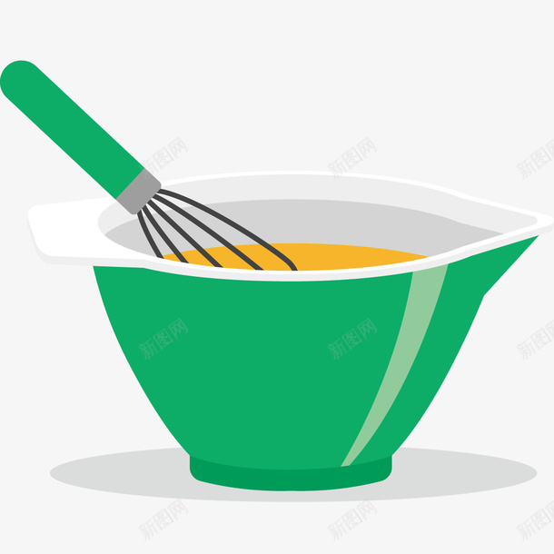 打蛋器和碗png免抠素材_新图网 https://ixintu.com 打蛋器 矢量装饰 绿色的碗 装饰 装饰画