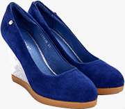 漂亮小鞋蓝色漂亮女鞋高清图片