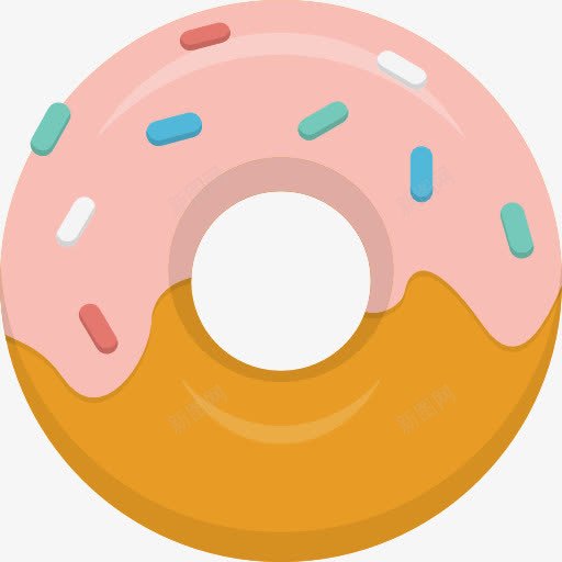 炸圈饼图标png_新图网 https://ixintu.com 炸圈饼 甜点心 糖 食品 食品和餐厅