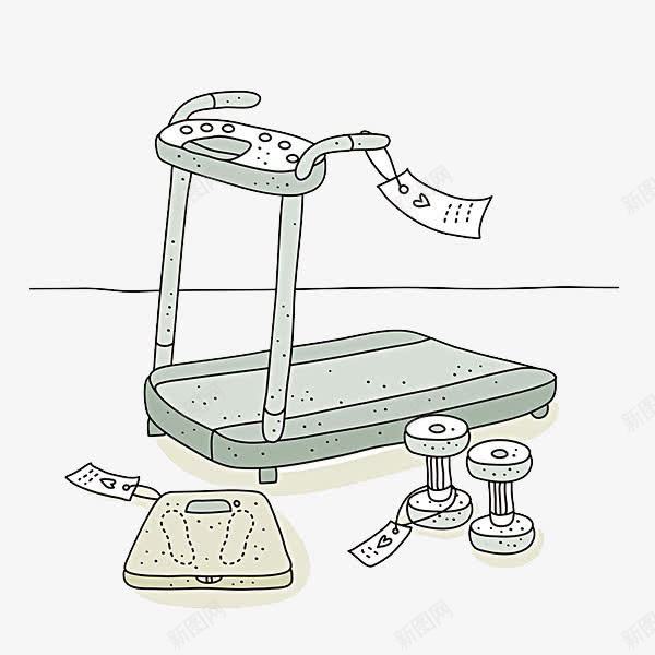 买卖跑步机png免抠素材_新图网 https://ixintu.com 机器 称重机 跑步机 锻炼