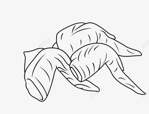 卡通鸡翅简笔png免抠素材_新图网 https://ixintu.com 卡通鸡翅 卡通鸡翅简笔 炸鸡翅 烤鸡翅 鸡翅 鸡翅简笔