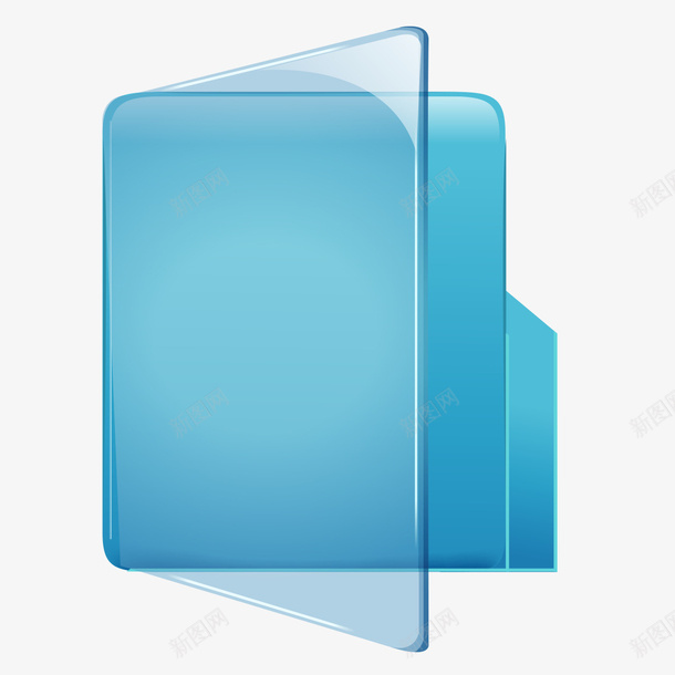 蓝色塑胶板png免抠素材_新图网 https://ixintu.com 塑料 塑胶 蓝色 透明