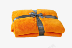 棉绒橘黄温暖绵柔淘宝羊绒面料图高清图片