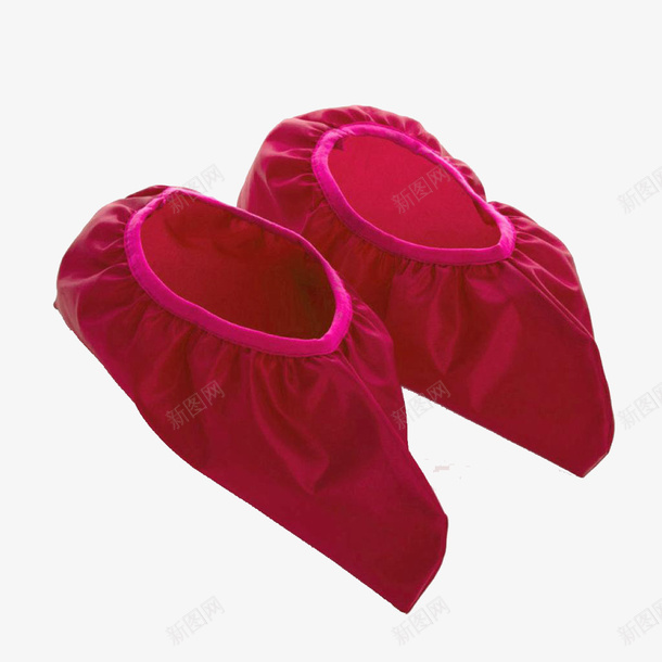 粉色鞋套png免抠素材_新图网 https://ixintu.com 卫生 回收 布料 时尚 鞋套