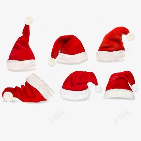 圣诞老人帽子png免抠素材_新图网 https://ixintu.com 圣诞节 圣诞节原 礼帽 装饰元素