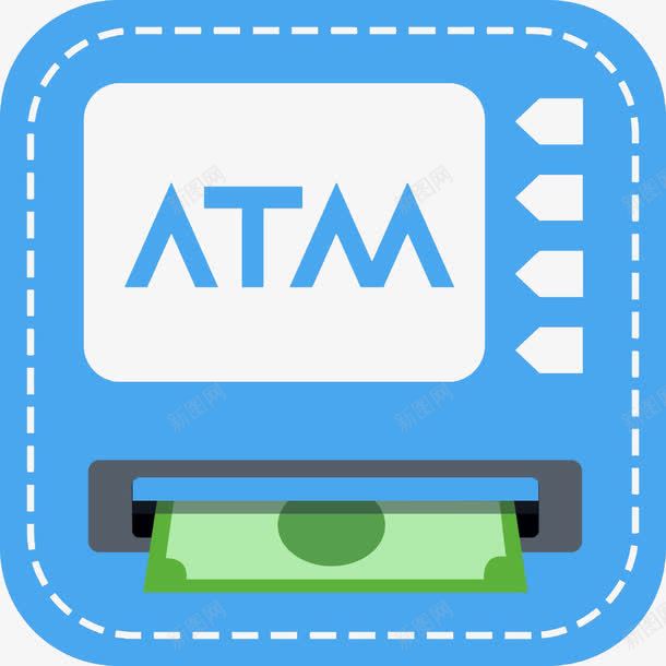 标ATM机图标png_新图网 https://ixintu.com atm机 取钱 矢量图标