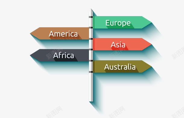 指示牌png免抠素材_新图网 https://ixintu.com 导视牌 指引 标牌