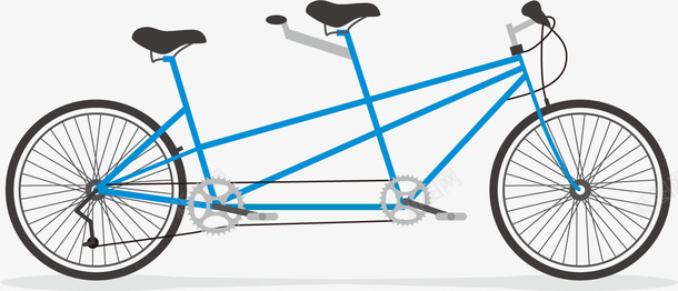 手绘卡通双人自行车png免抠素材_新图网 https://ixintu.com 交通 共享单车 出行 双人 手绘卡通 插画 环保出行 自行车 骑行
