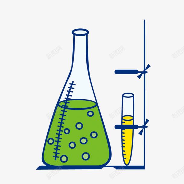 化学用品png免抠素材_新图网 https://ixintu.com 化学用品 化学科 卡通 研究 科学