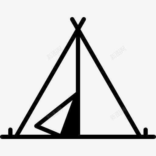 印度帐篷图标png_新图网 https://ixintu.com 帐篷 树林 睡眠 雨棚 露营