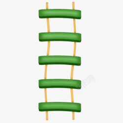 绿色绳索绿色爬梯高清图片