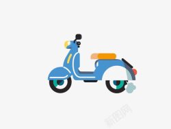 鐢靛晢鍗卡通摩托车高清图片