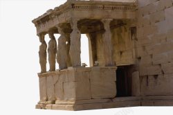 古老的雕塑古希腊神话人物雕塑建筑遗址高清图片