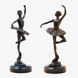 芭蕾舞者雕像素材