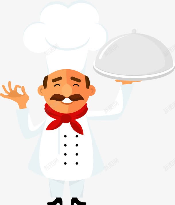 拿着锅的厨师png免抠素材_新图网 https://ixintu.com 人物 卡通厨师 厨师 矢量厨师 餐饮