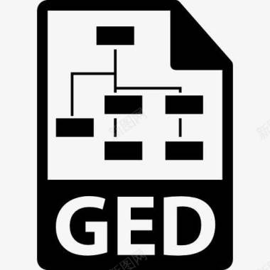 GED文件格式符号图标图标