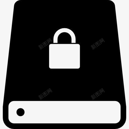 数据保护硬盘图标png_新图网 https://ixintu.com 保护 安全 工具和器具 挂锁 盘 硬件 硬盘 锁