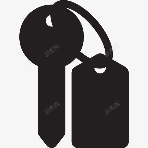 酒店钥匙和钥匙环图标png_新图网 https://ixintu.com 密码 访问 钥匙 门 门钥匙
