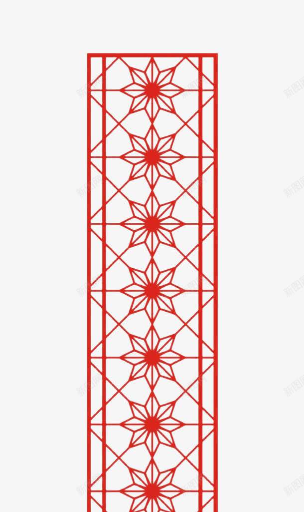 雕刻花纹png免抠素材_新图网 https://ixintu.com 中国风 复古 红色 花纹 装饰花纹 边框纹理 雕刻 雕刻花