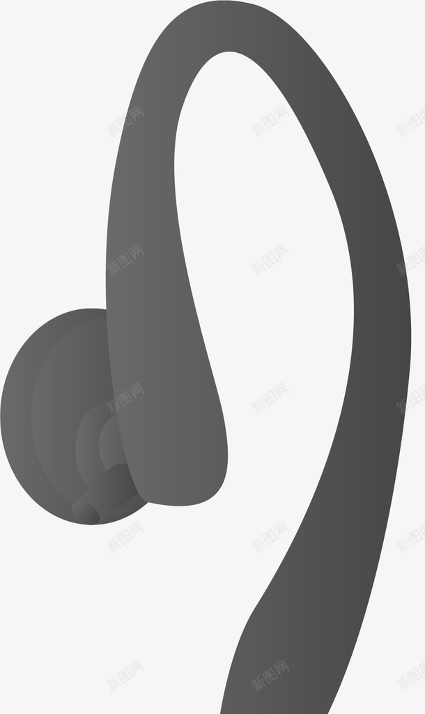 挂耳式耳机图标png_新图网 https://ixintu.com 挂耳式 标志 耳机 耳机LOGO 耳机标志 耳机符号